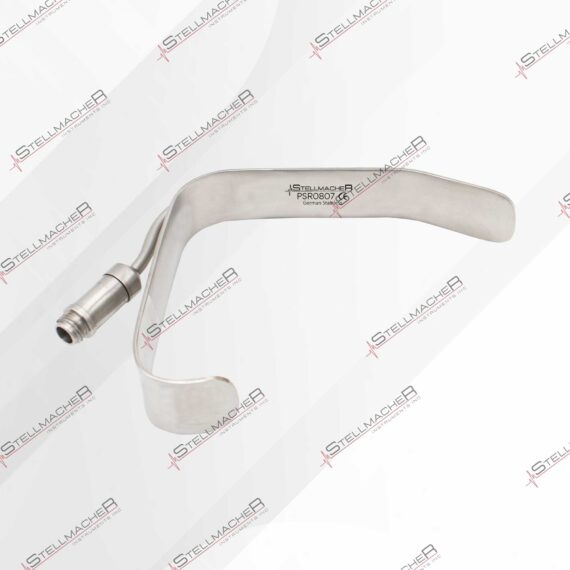 Face Lift Retractor - with light guide - blade 22 mm x 11 cm
