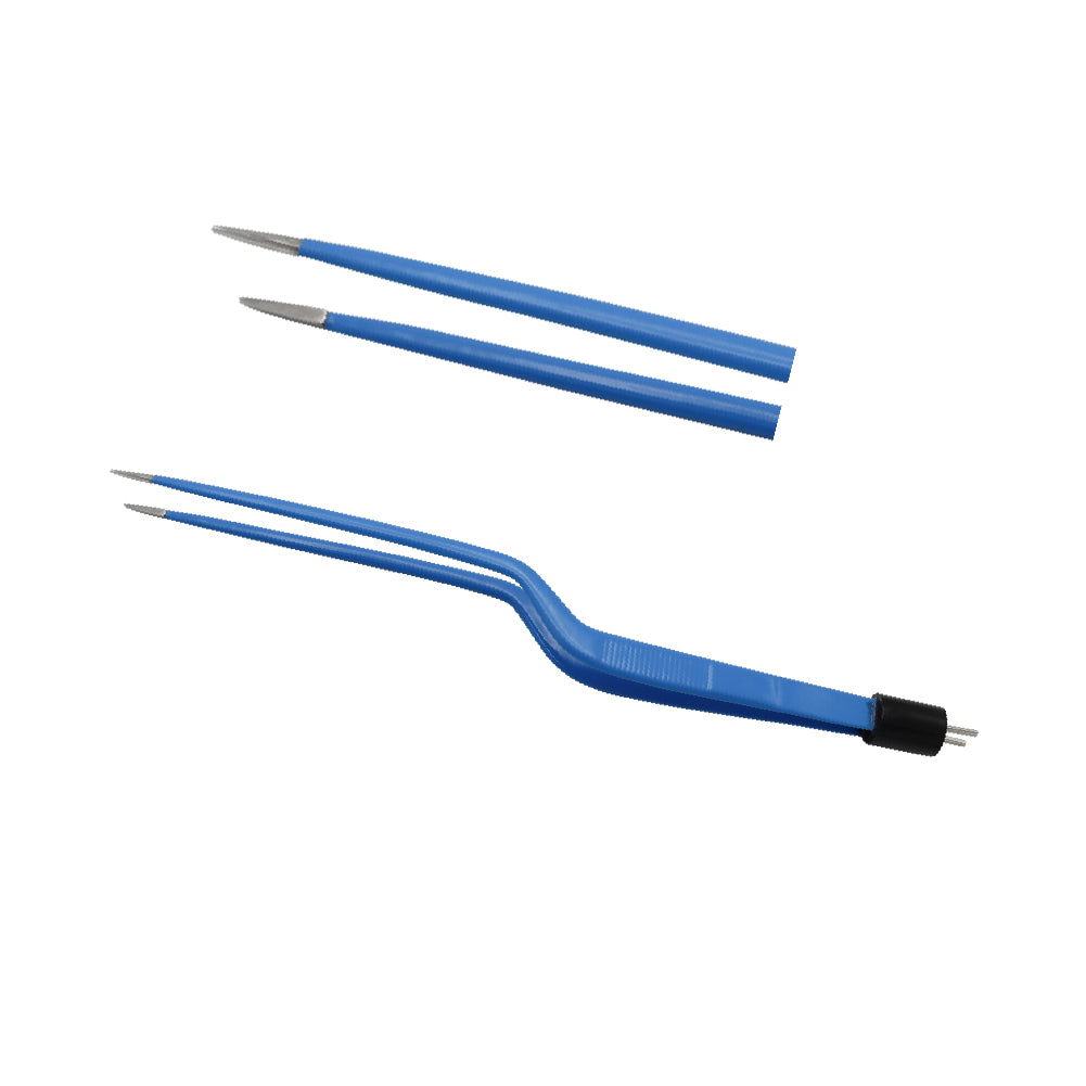 Hardy Bipolar Bayonet Forceps- 200mm, 1.0mm Tip
