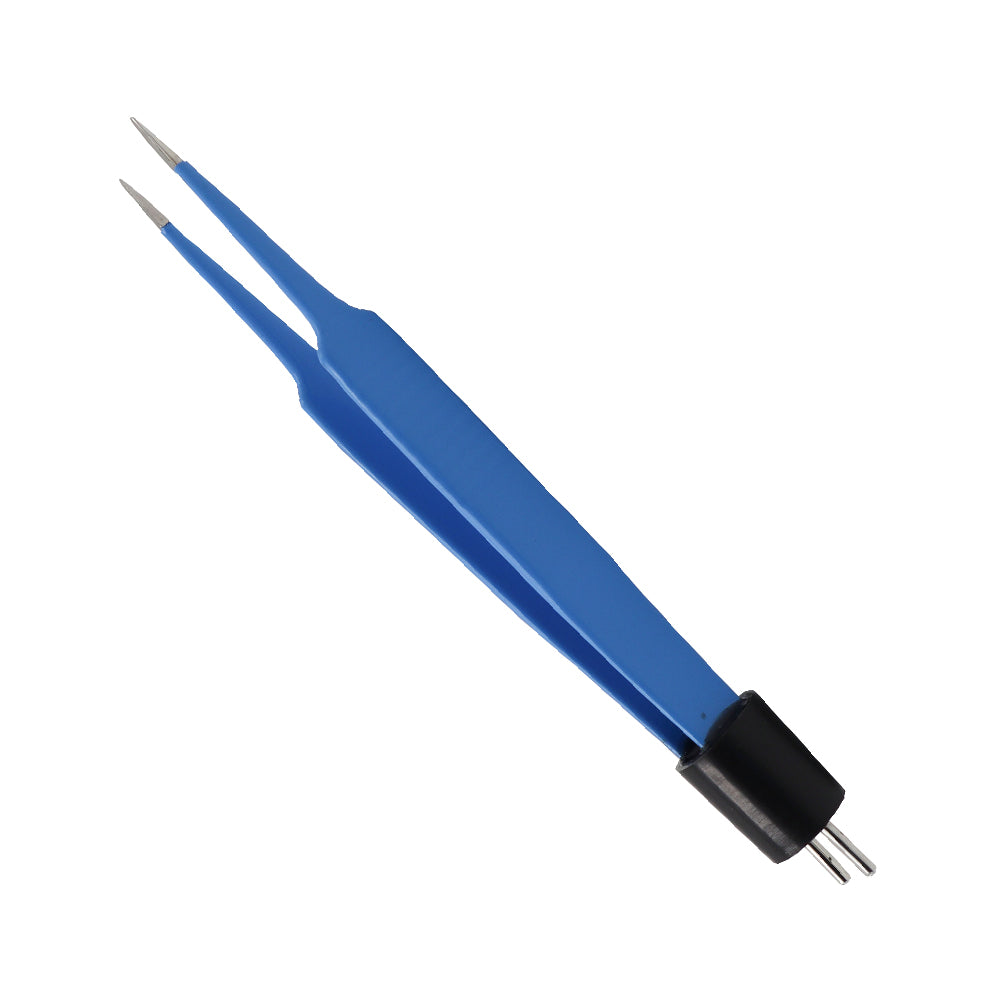Iris Bipolar Forceps- 108mm, 0.3mm Tip, Straight