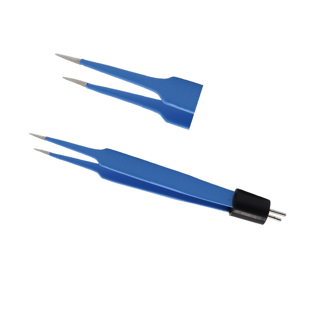 Iris Bipolar Forceps- 108mm, 0.3mm Tip, Straight