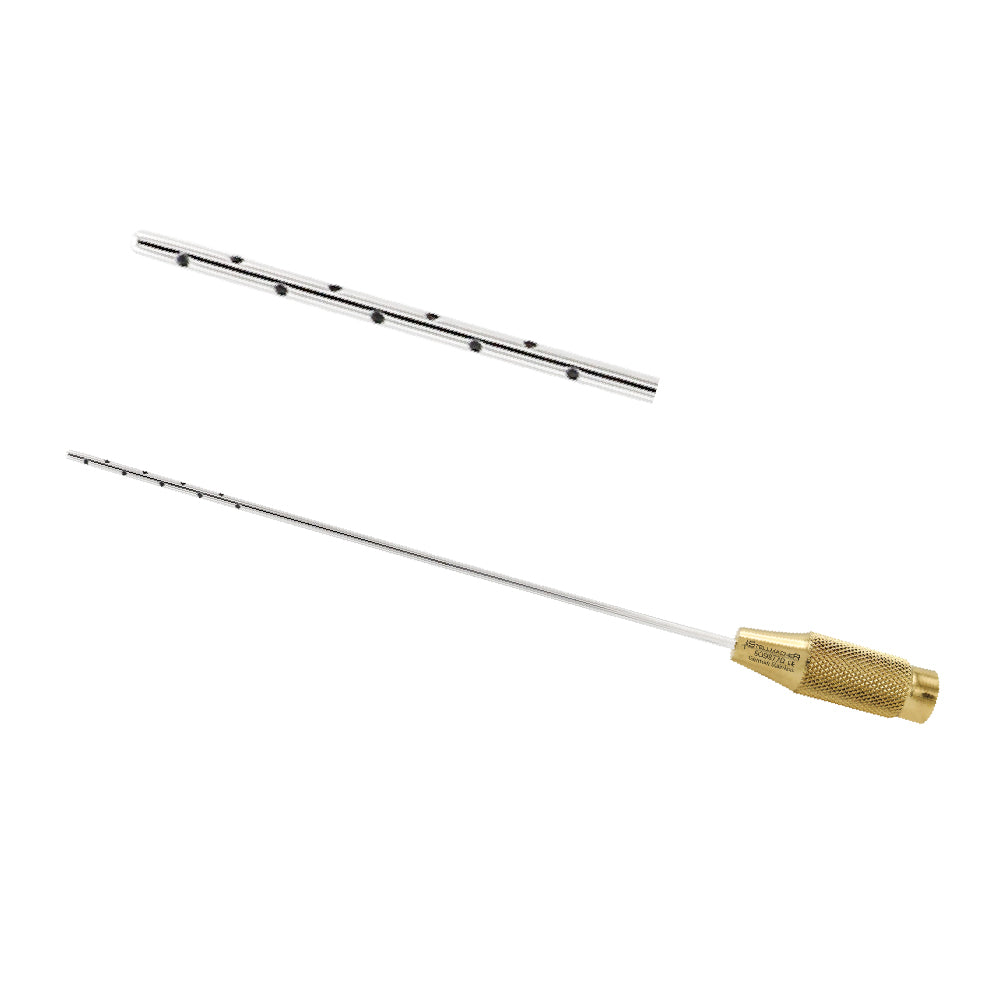 Liposuction instruments Cannula 18 Holes - Length 15cm - dia 2 mm - Hole 1 mm -