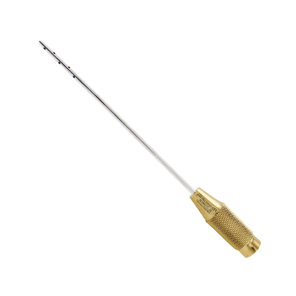 Liposuction cannula sets 4 Length 15cm - Dia 3 mm - Hole 1.5 mm - 10 Holes