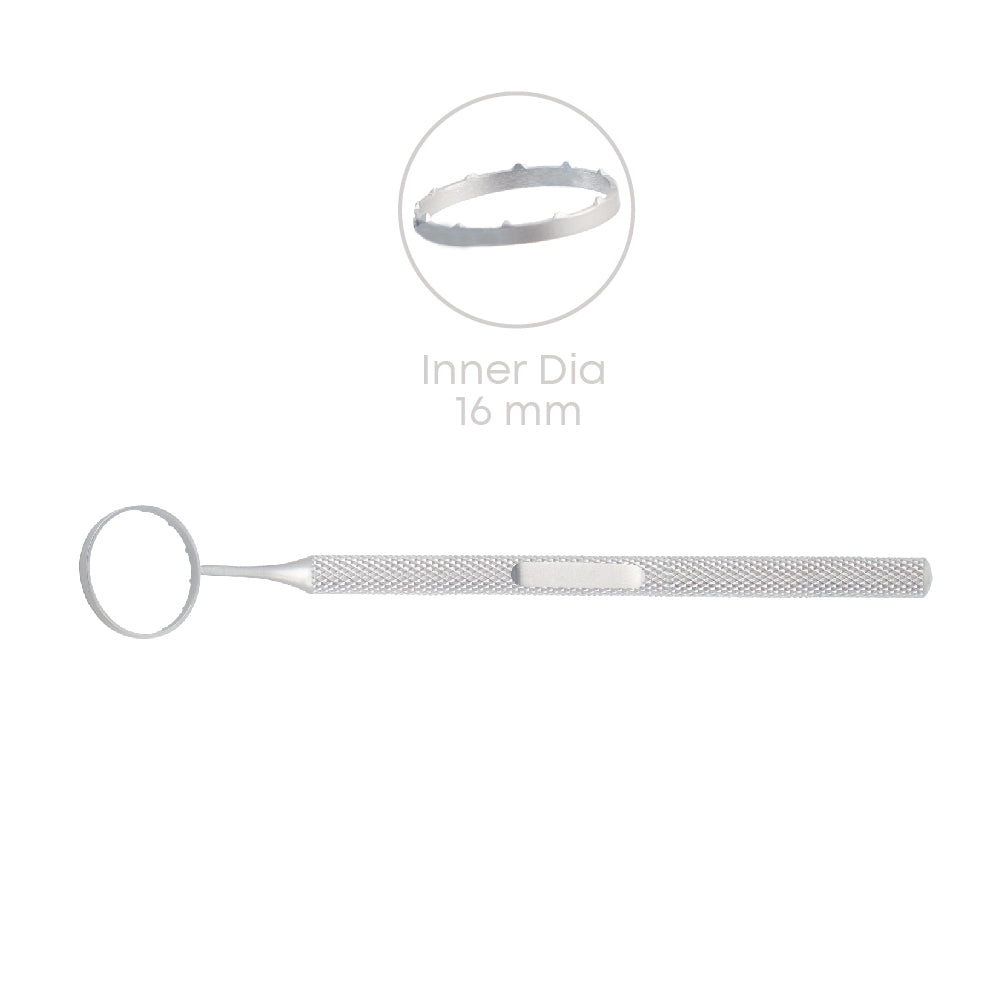 Hofmann-Thornton, Fixation Ring, 16 mm, Closed, Flat Handle, Overall Length 11 cm