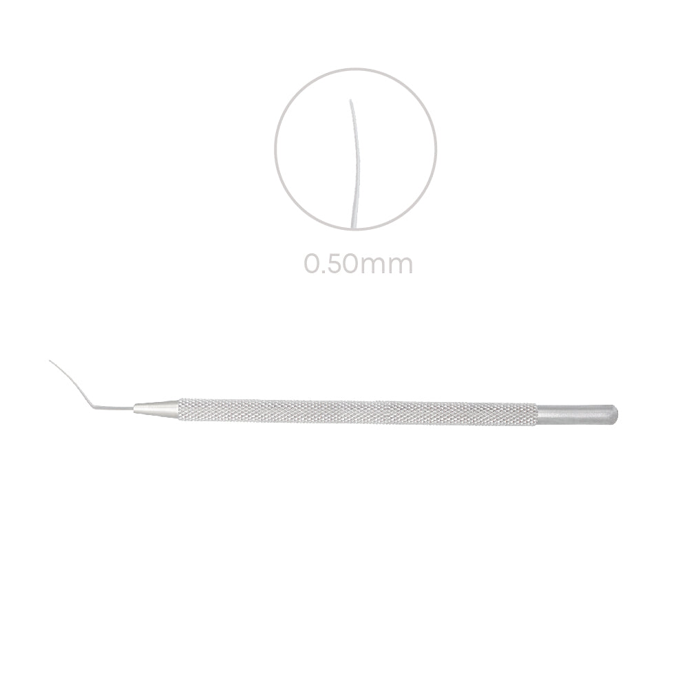 Barraquer, Iris Spatula, Flat, 0.50 mm, Overall Length 12.5 cm
