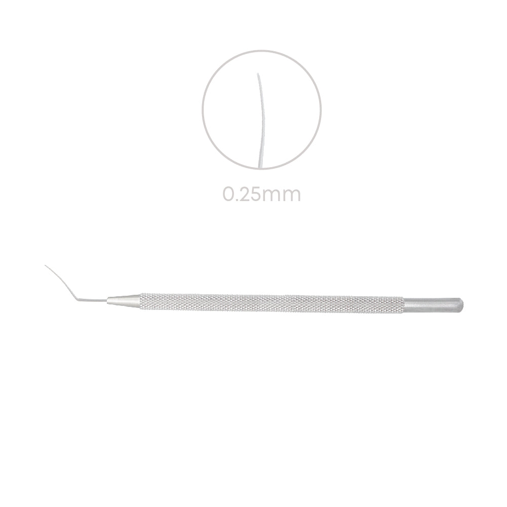 Barraquer, Iris Spatula, Flat Tip 0.25 mm, Overall Length 12.5 cm