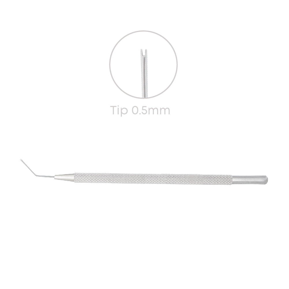 Lens Nucleus Rotator, Osher Y-Dialler, Angled, 0.5 mm, Overall Length 12.5 cm