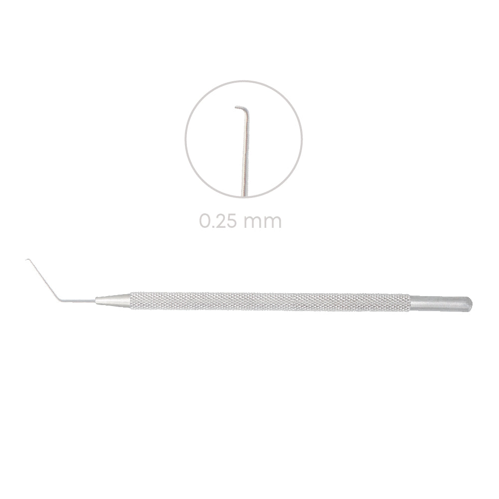 Sinskey Lens Manipulating Hook, 0.25 mm overall length 12.5 cm