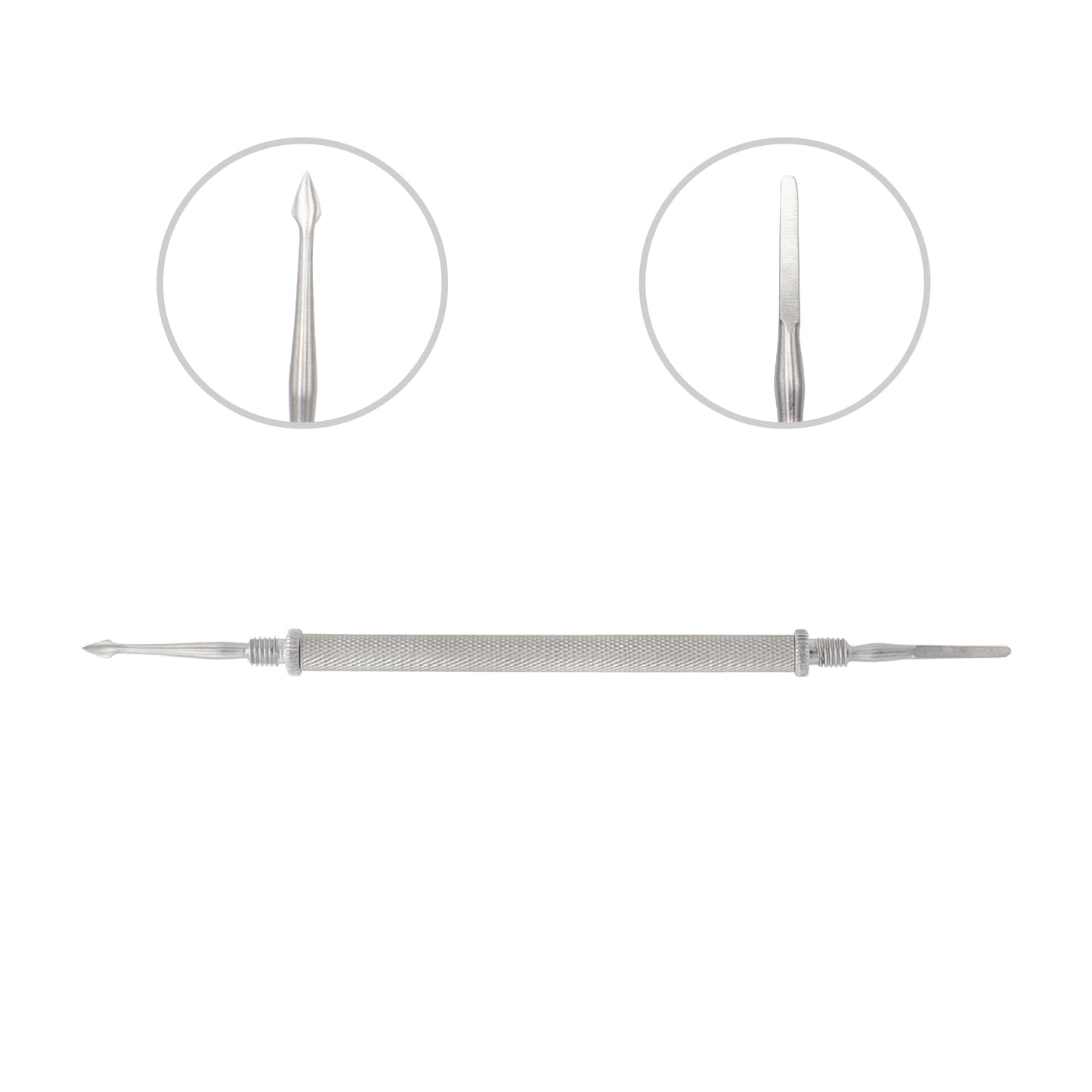 Foreign Body Spud / Needle – Straight Tip, 3mm Width, 15cm Length