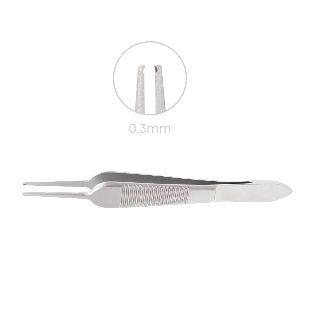 Tying St Martin Forceps, 0.3 mm, with tying platform, 9cm