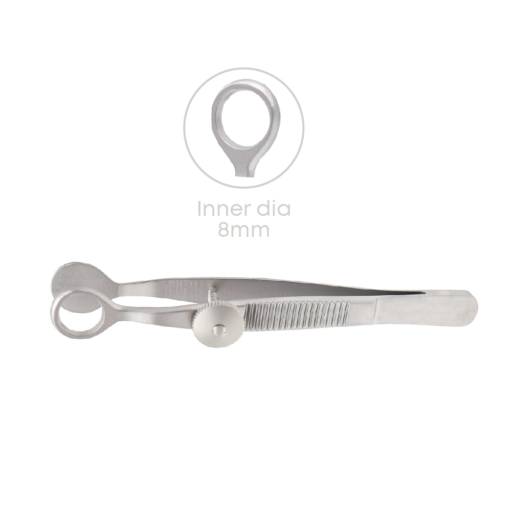 Lambert Chalazion forceps, inner dia 11 mm, overall length 10.5 cm