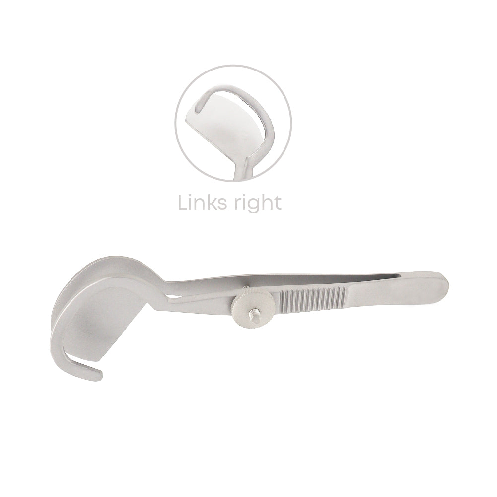Snellen Entropium Forceps, Links right, overall length 9.5 cm