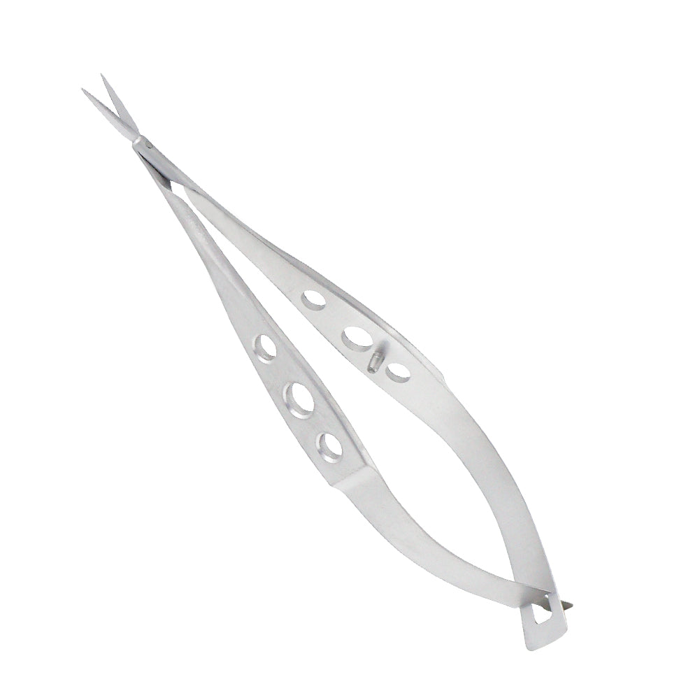 Micro Vannas Scissors, secondaire cataract, straight, very delicate, Blade, overall length 8.5 cm