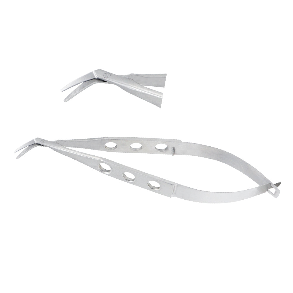 Katzin Corneal transplant Micro Scissors, 10cm - Links Left