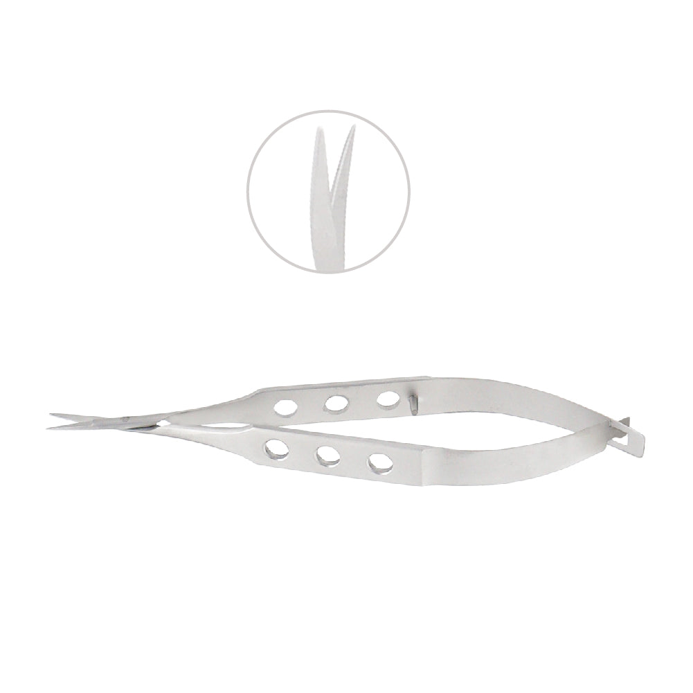 Corneal Universal Scissors , Curved, blunt, Overall Length 10.5 cm