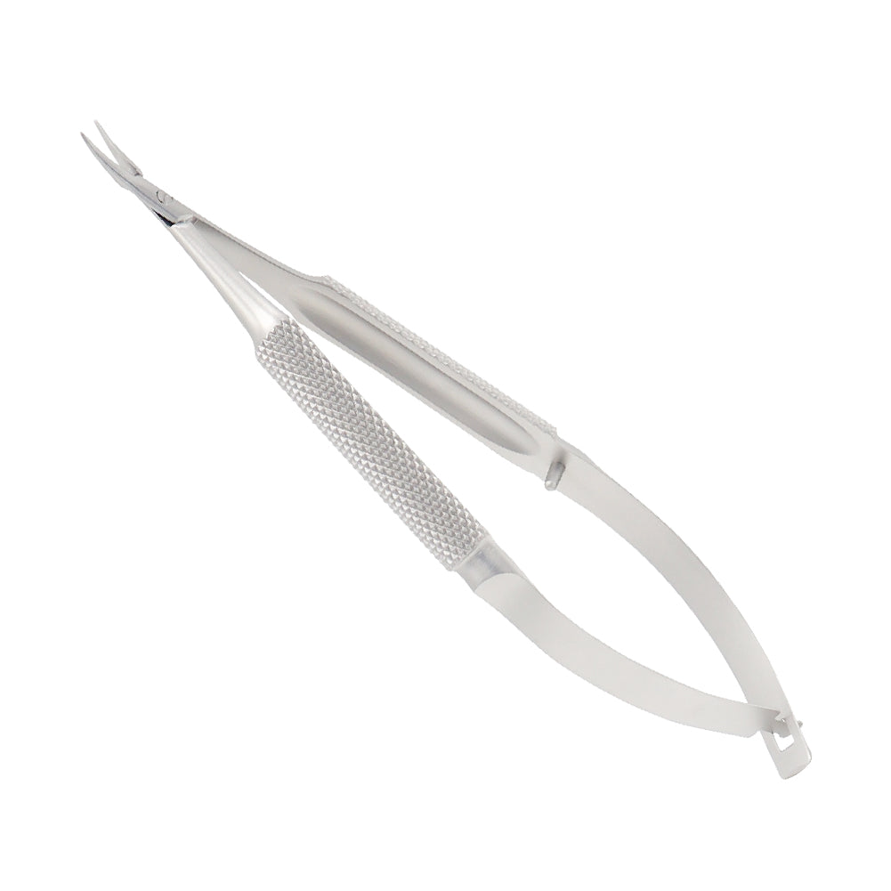 Barraquer, Micro Needle holder, curved, 0.6 x 10 mm, without lock, Overall Length 10.5 cm