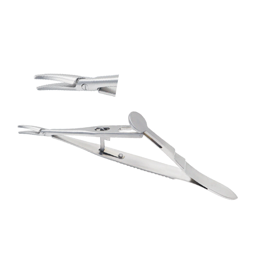 Kalt Needle Holder, Curved, overall length 14 cm