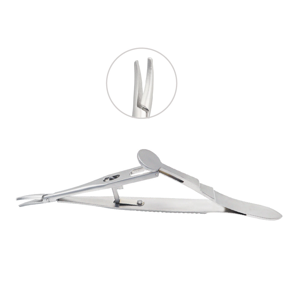 Kalt Needle Holder, Curved, overall length 14 cm