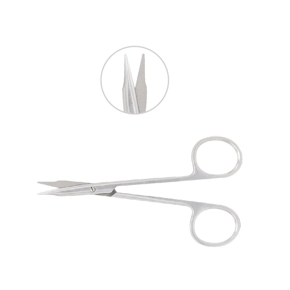 Stevens Tenotomy scissors, straight, long model, blunt, overall length 11.5 cm
