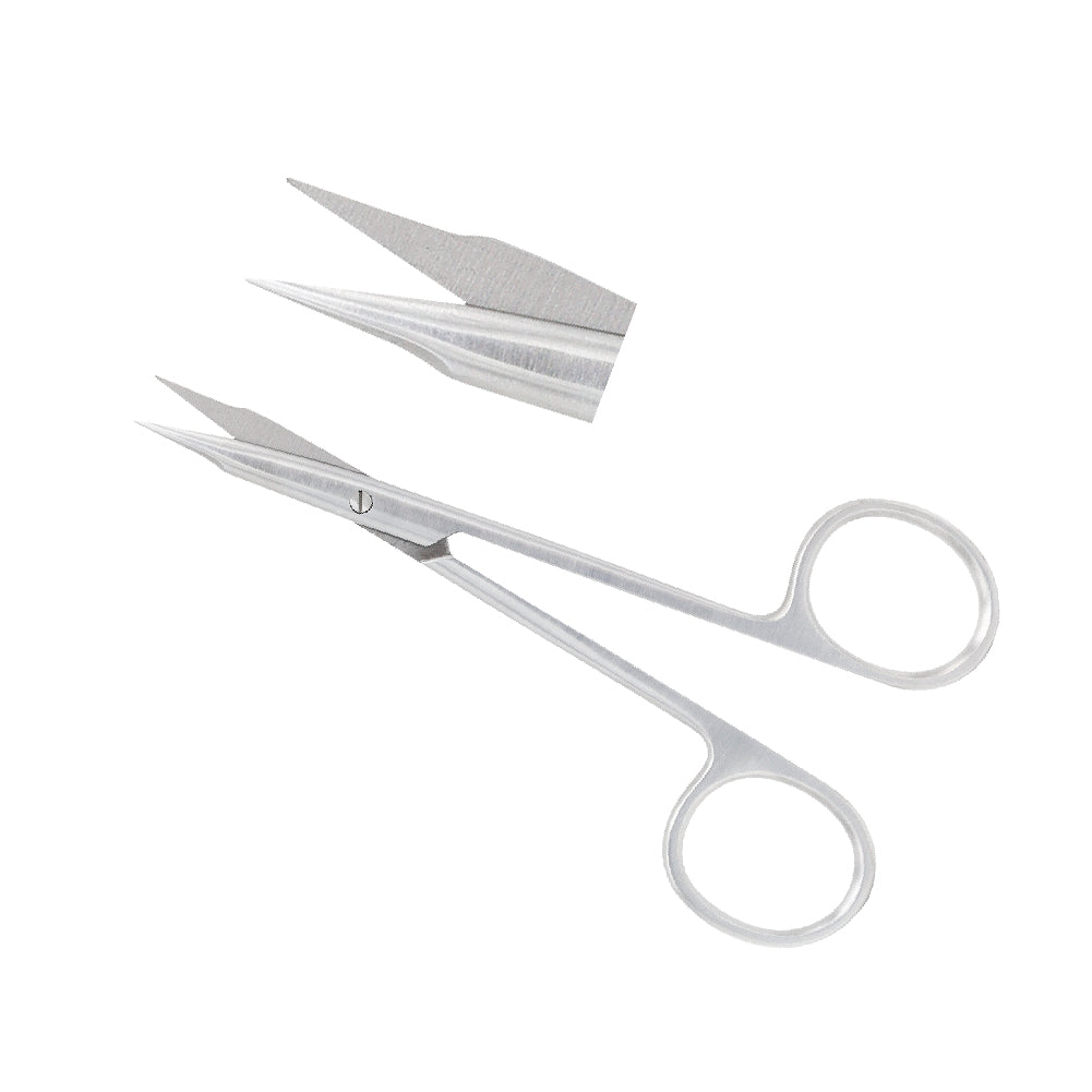 Stevens Tenotomy Scissors, curved, long model, pointed, overall length 11.5 cm