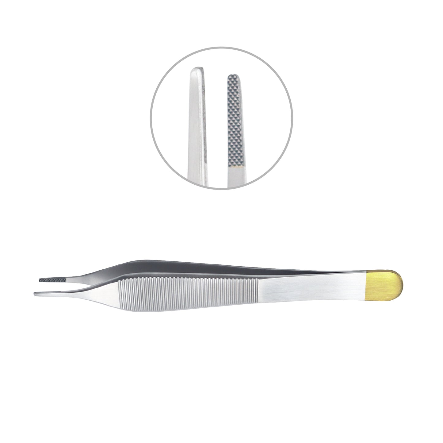 Adson Plain Forceps with TC Tip – 12 cm
