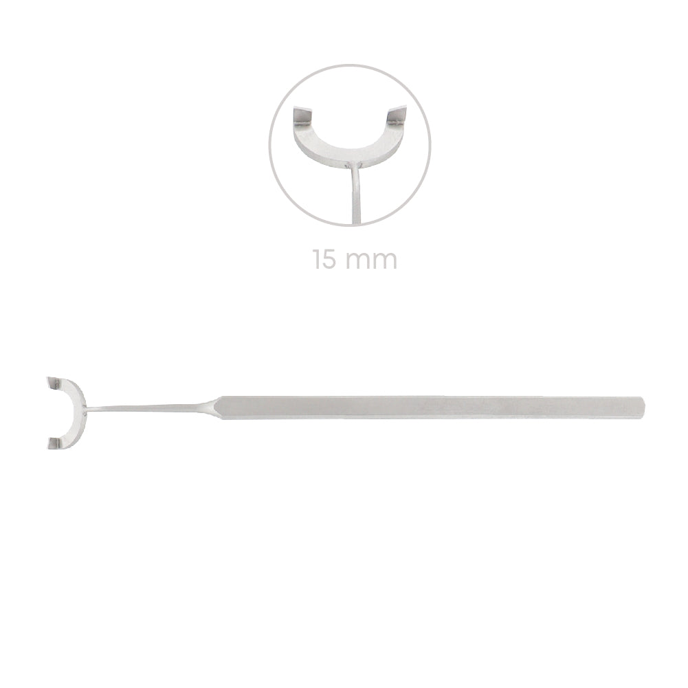 Reference Marker for toric lenses, 3 blades, 15 mm, overall length 12.5 cm