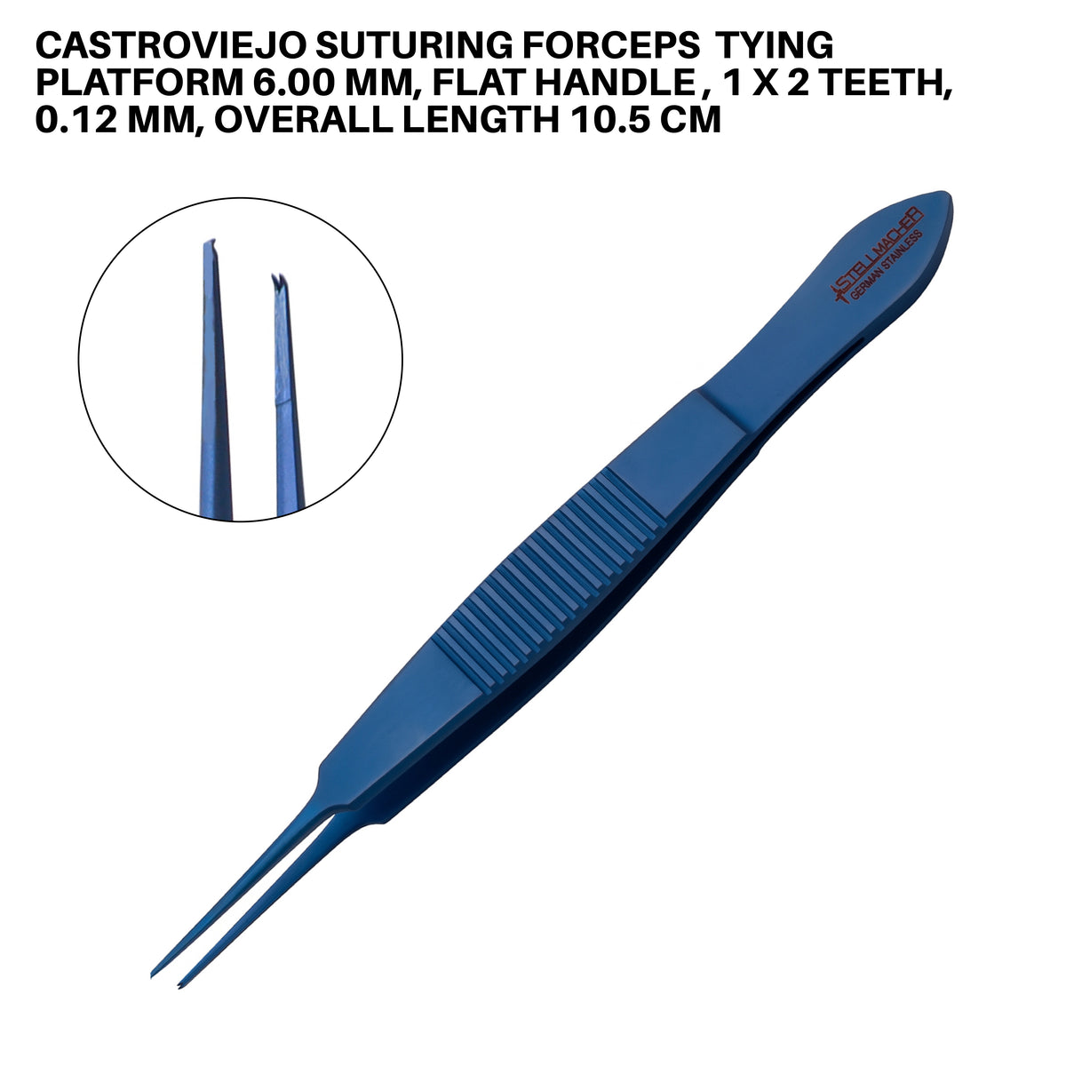 Castroviejo Suturing Forceps – Precision Ophthalmic Surgical Instruments