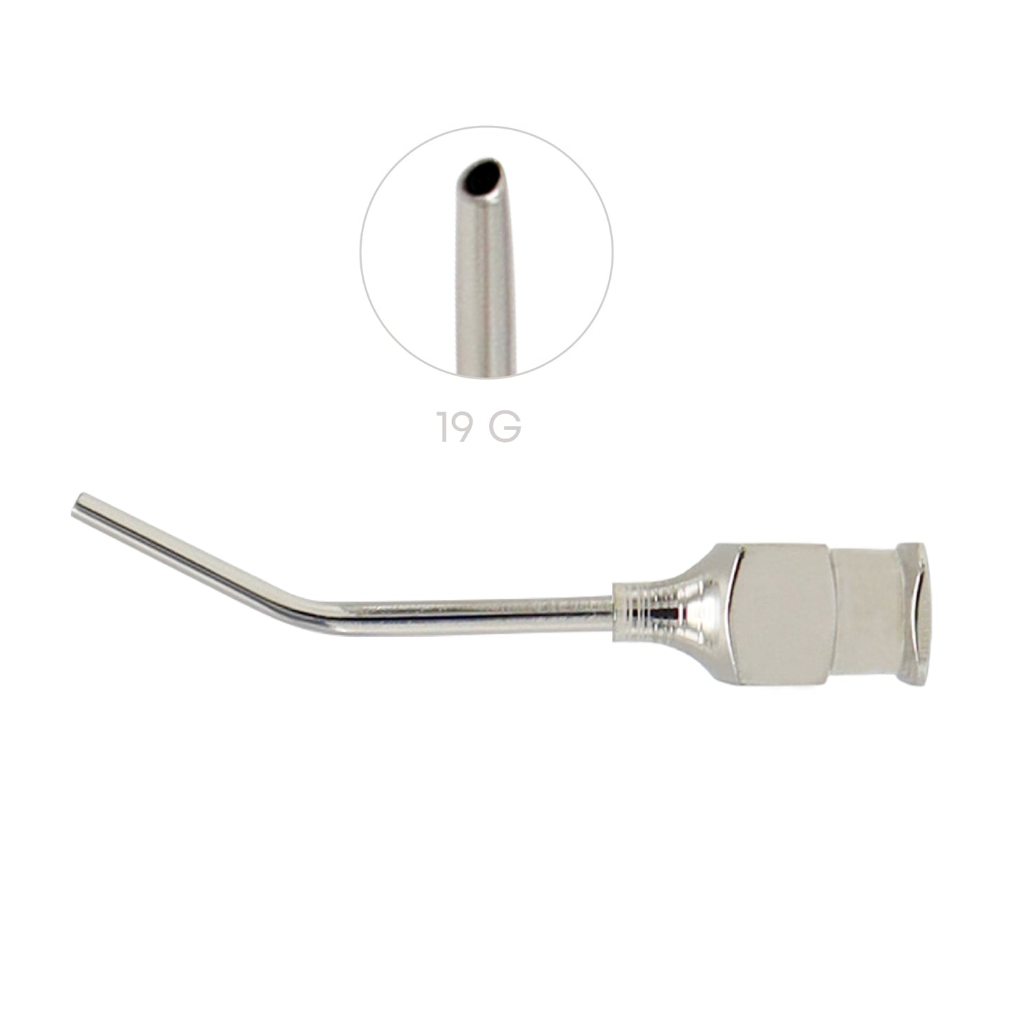 Irrigating Cannula, Bonn Model, Flat tip, 19ga