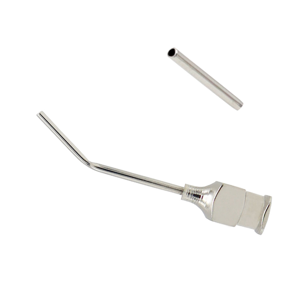 Irrigating cannula, bonn model, round tip 19 ga
