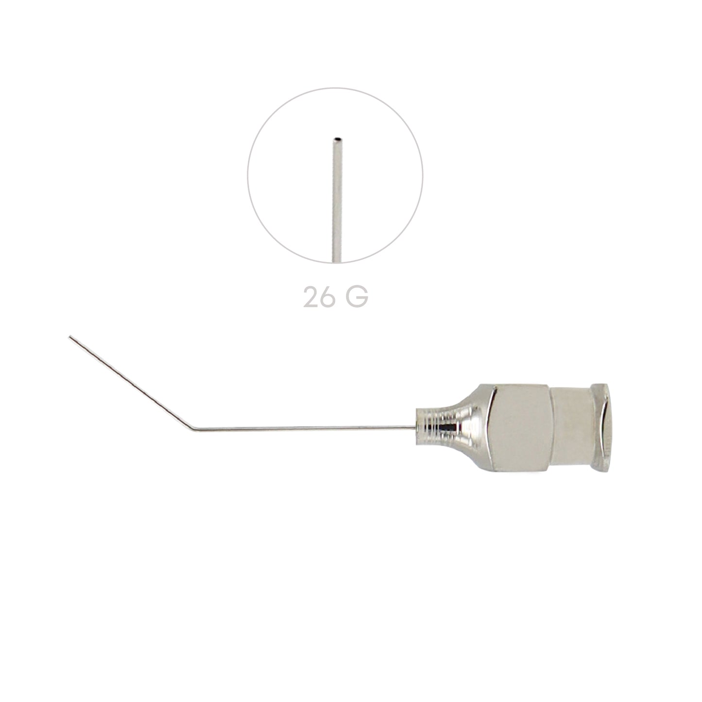 Irrigating Cannula, bonn model, round tip 26 ga