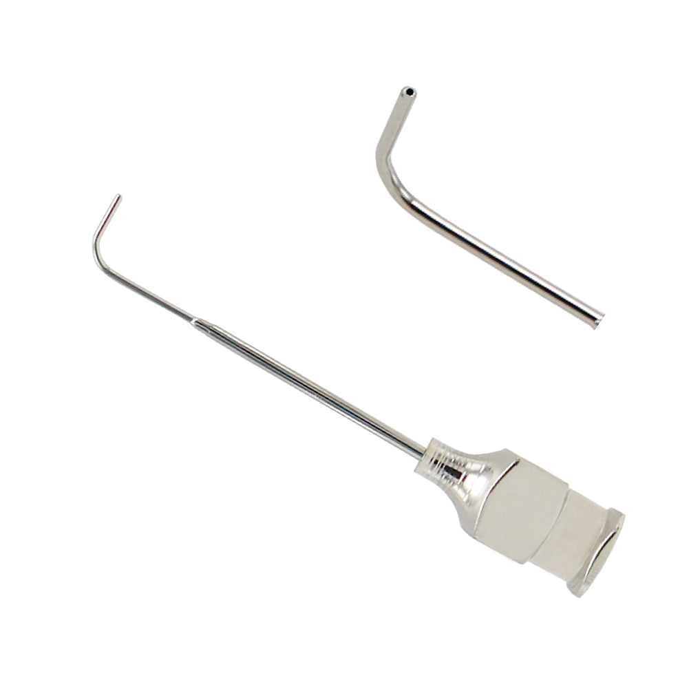 Lachrymal ophthalmic cannulas, Curved, Beveled, 23 ga