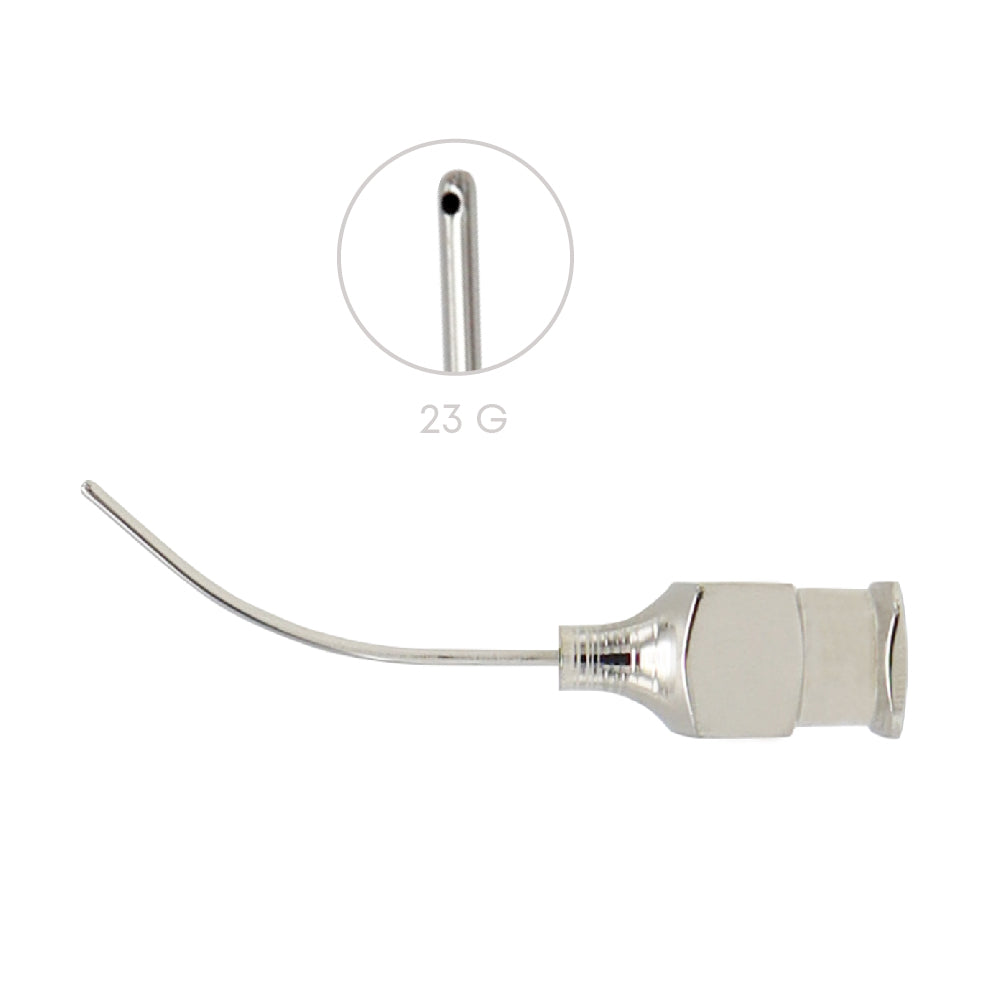Simcoe Cortex Extractor – 21mm | 0.3mm Side Port | 23G | Sandblasted Tip