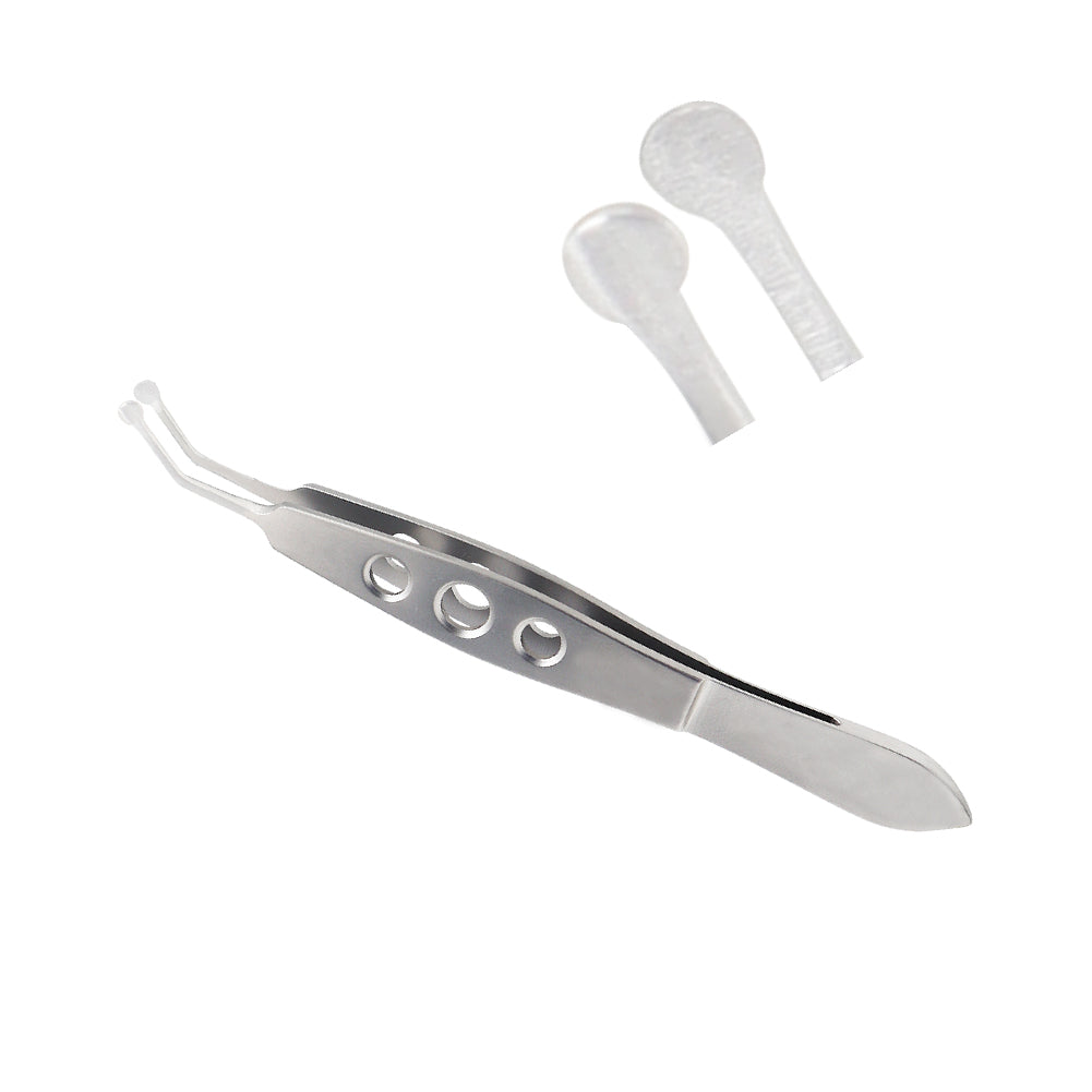 Meibomian Gland Forceps Expressor Tweezer High Precision for Meibomian Flap, 3 mm