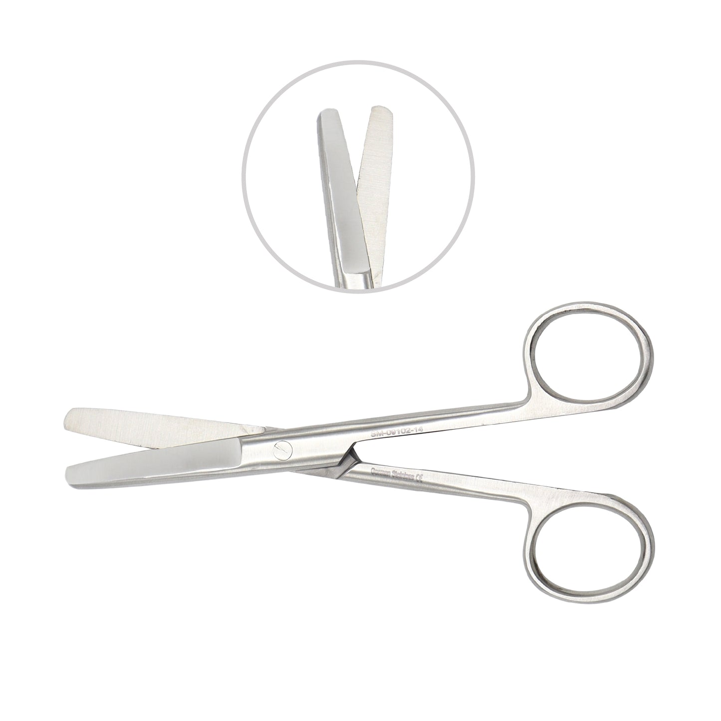 Reusable Surgical Operating Scissor Standard Straight - 145mm Blunt/Blunt