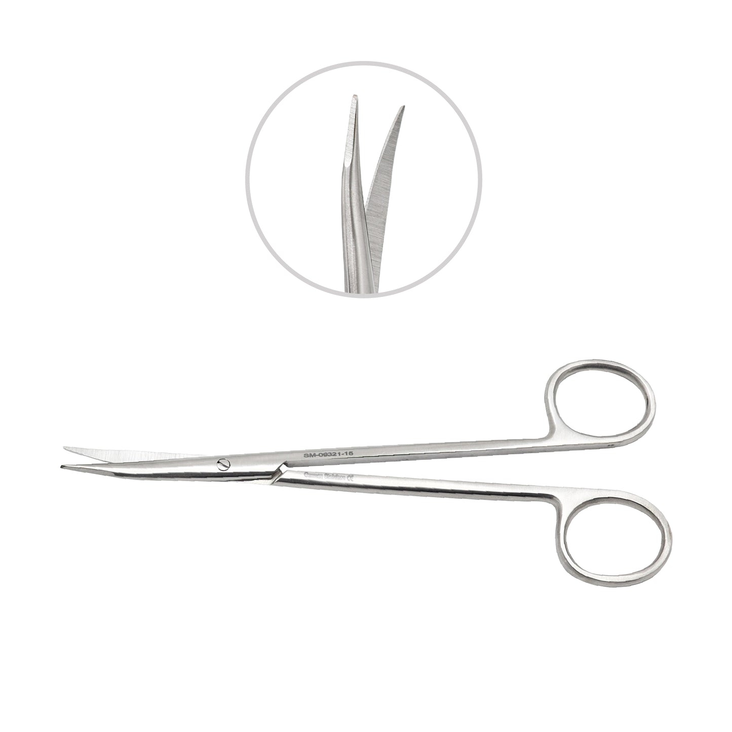 Surgical Operating Reynolds Scissors Curved 15cm