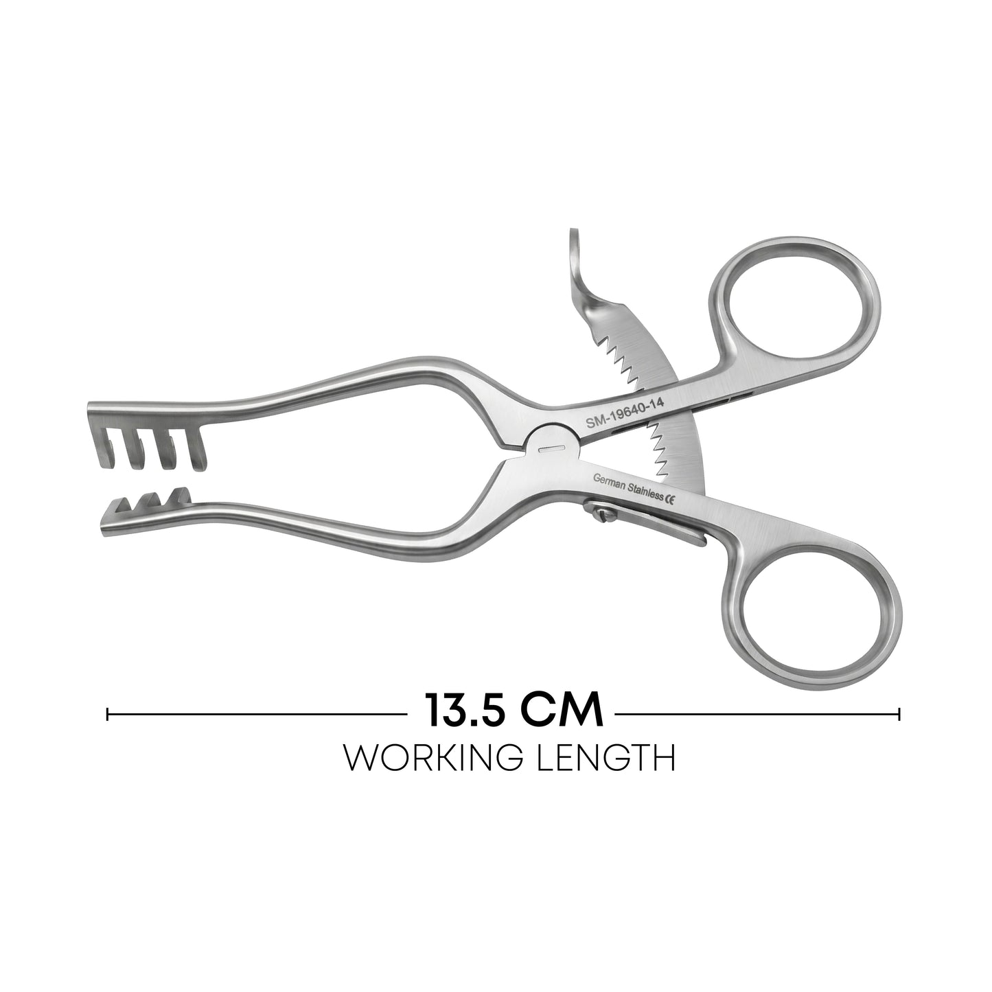 Scalp Contour Self-Retaining Retractor 13.5cm 3x4