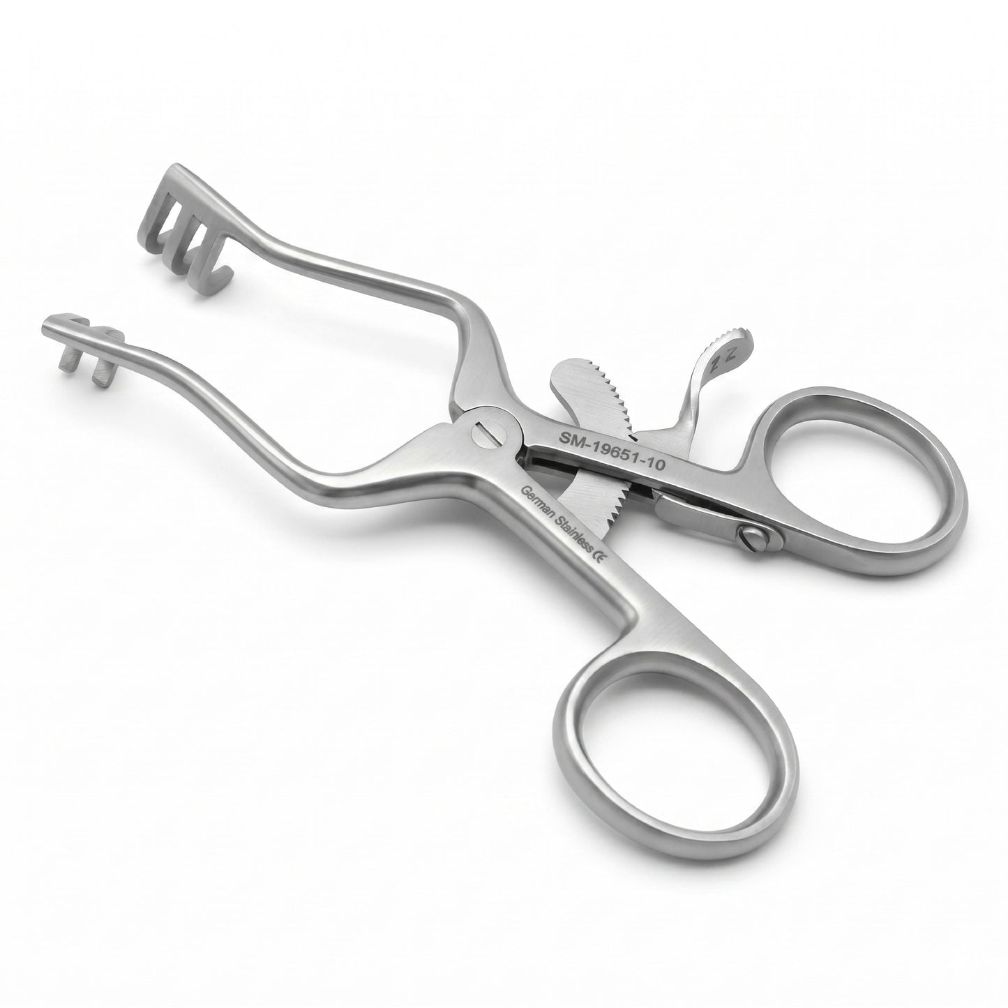 Weitlaner Retractor Blunt – 11.5cm / 4.5" – 2x3 Prongs Self-Retaining Surgical Retractor