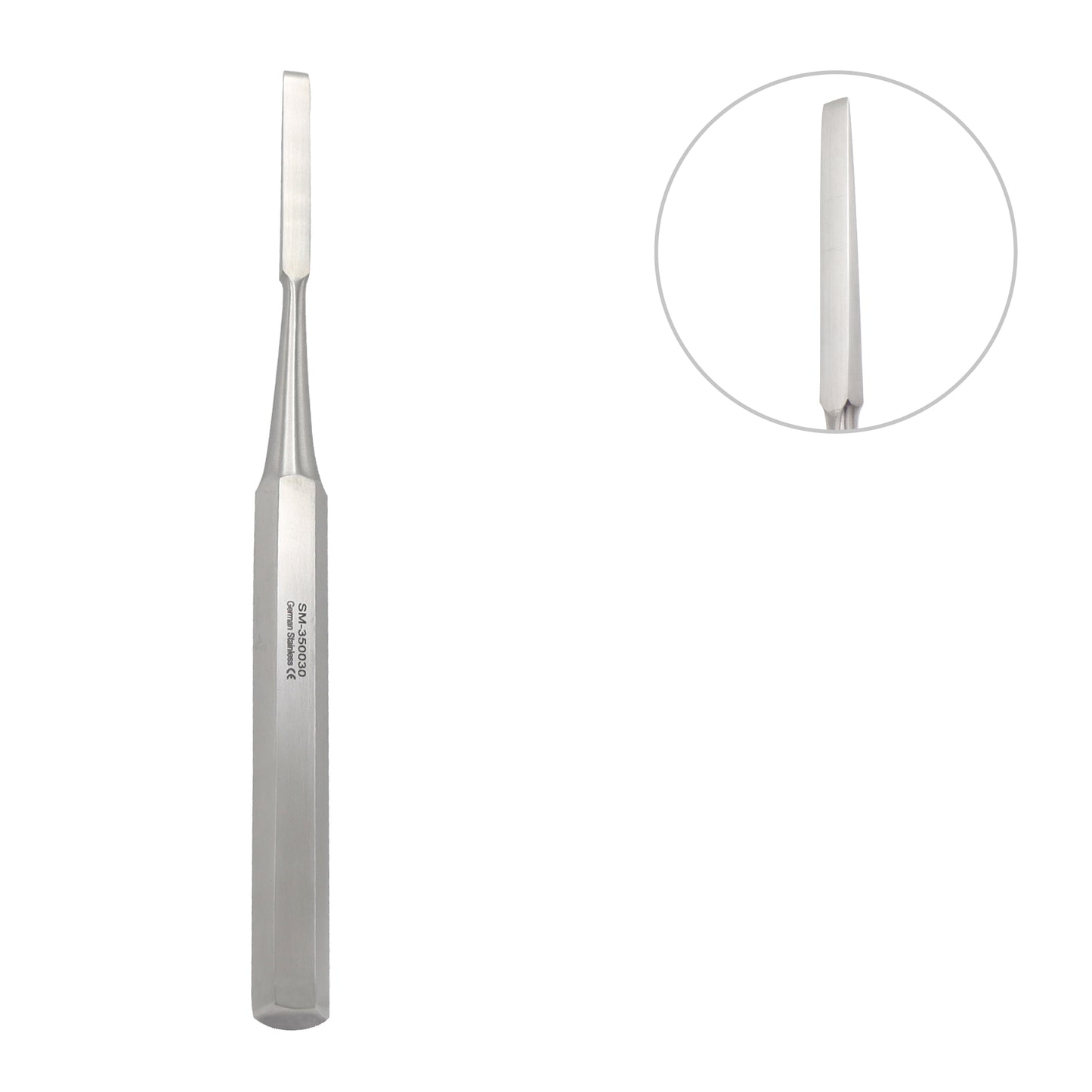 HIBBS Osteotome 9" 1/4" Curved