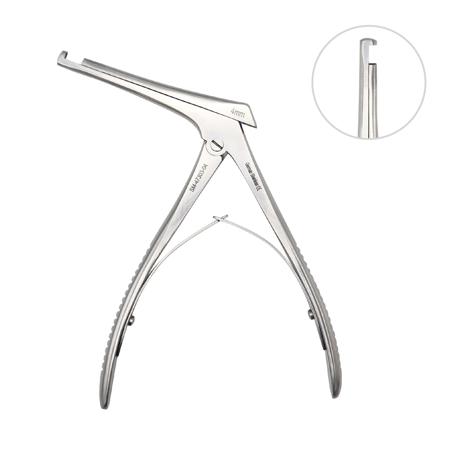 Kerrison Punch 17cm, 4x4mm, 85mm Shaft