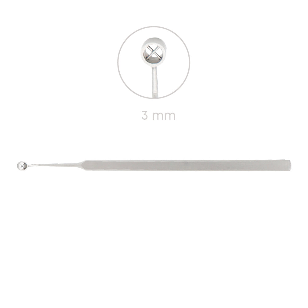 Hoffer Corneal marker with cross hairs 3.0 mm, overall length 12.5 cm