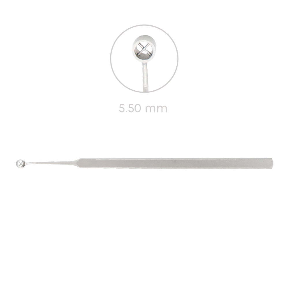 Hoffer Corneal marker with cross hairs 5.5 mm, overall length 12.5 cm