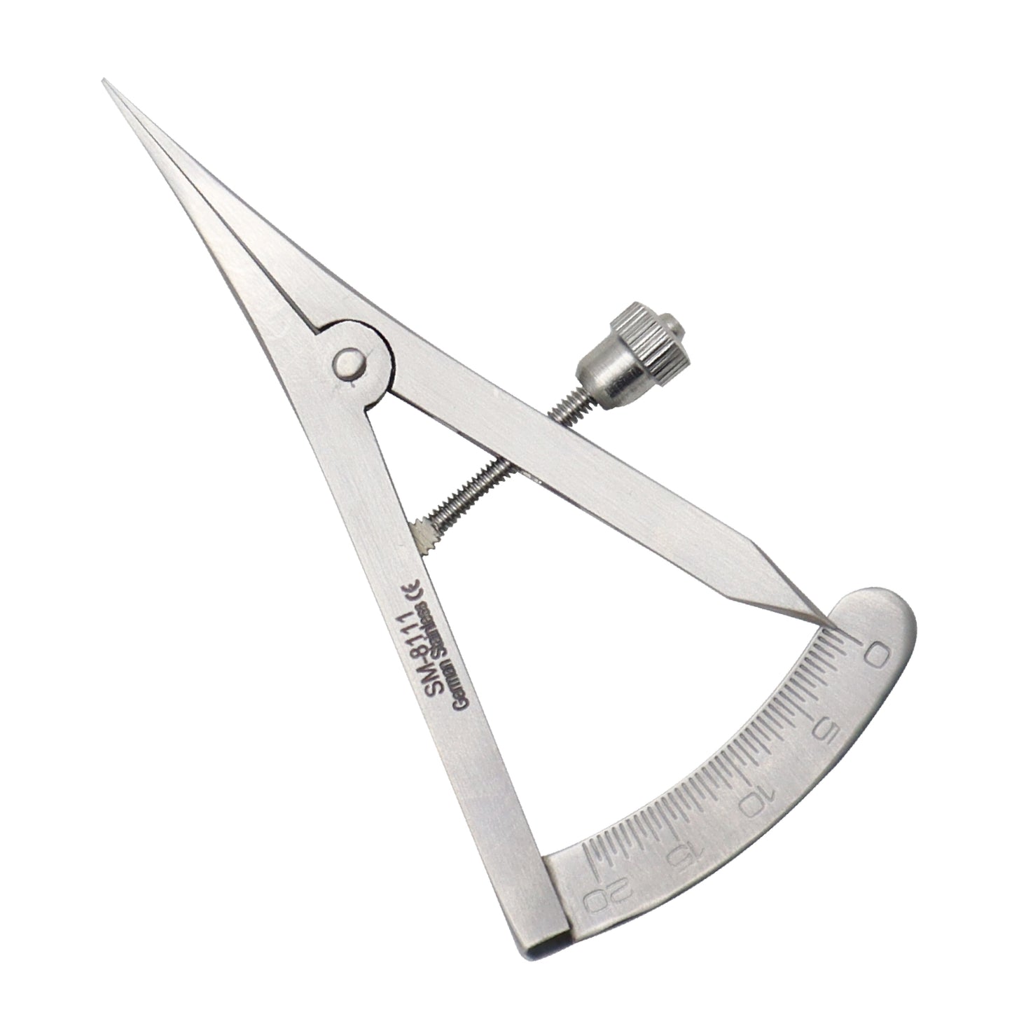 Castroviejo Caliper 0-20mm 3.5" (8.89cm) – Surgical & Dental Measuring Instrument