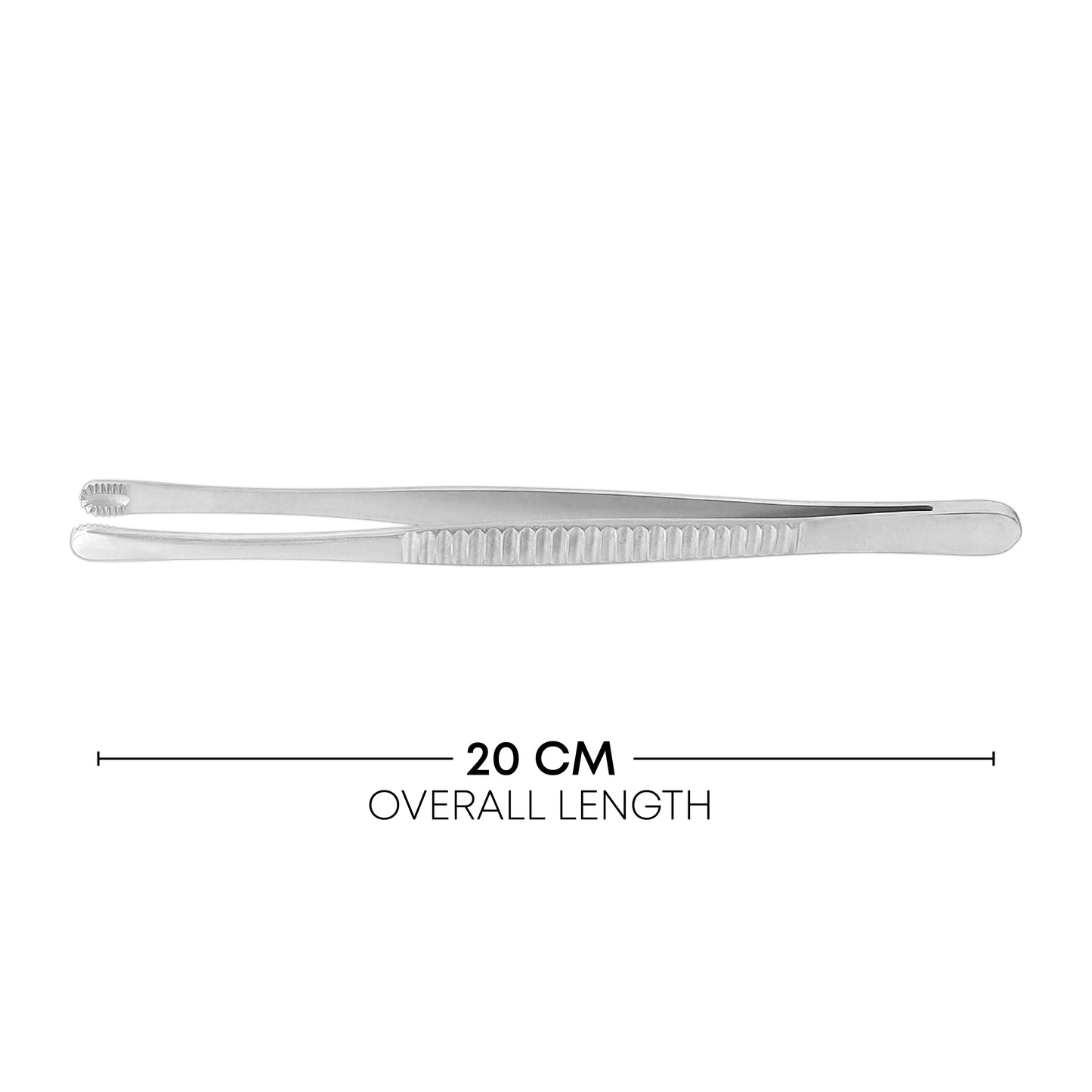 Russian Tissue Forceps 8" – Surgical Veterinary Instrument