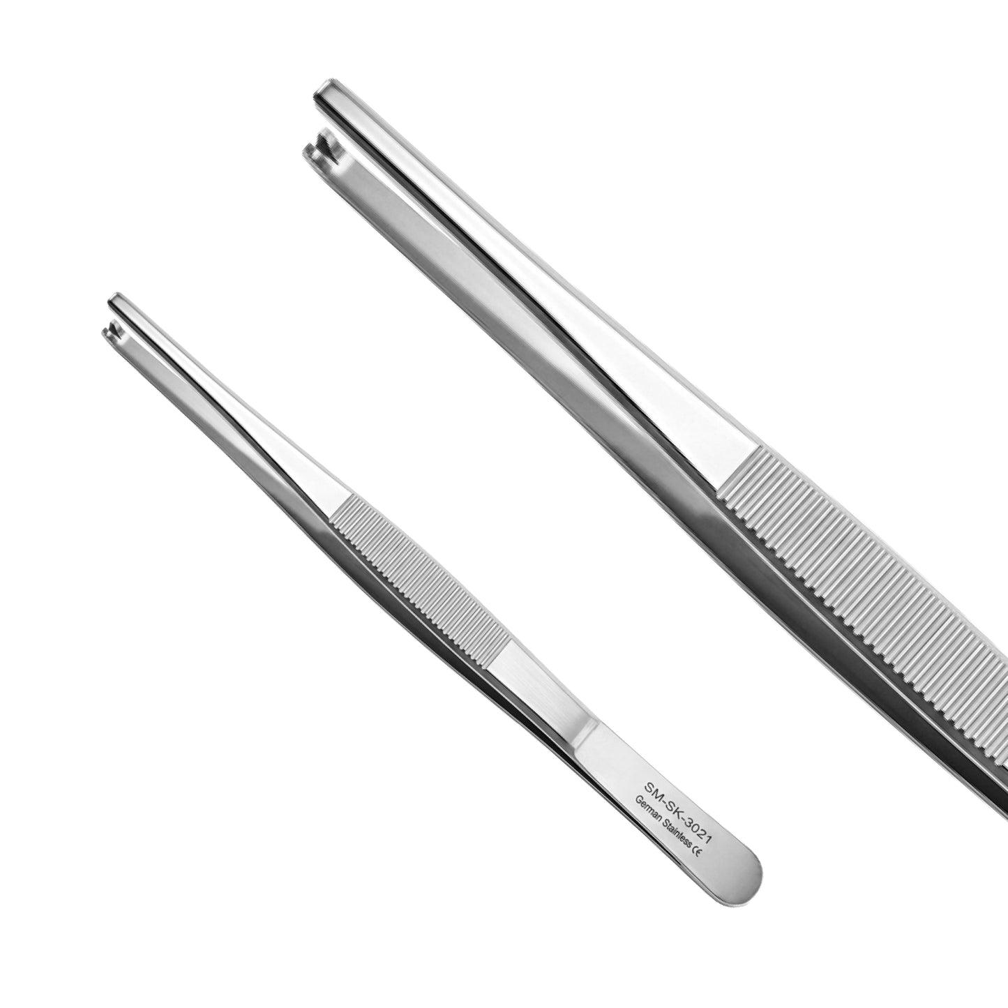 Thumb Tissue Forceps 5.5" 1x2 Teeth Rat Tooth - Set of 6