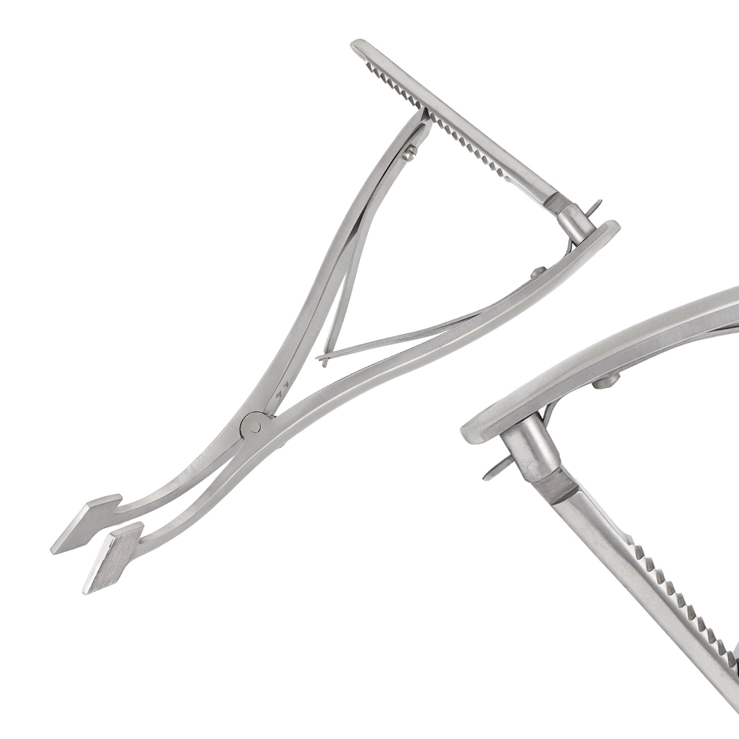 Lambardi Femoral Tibial Spreader, Small, Grooved Pads 22 × 13 mm, 18 cm