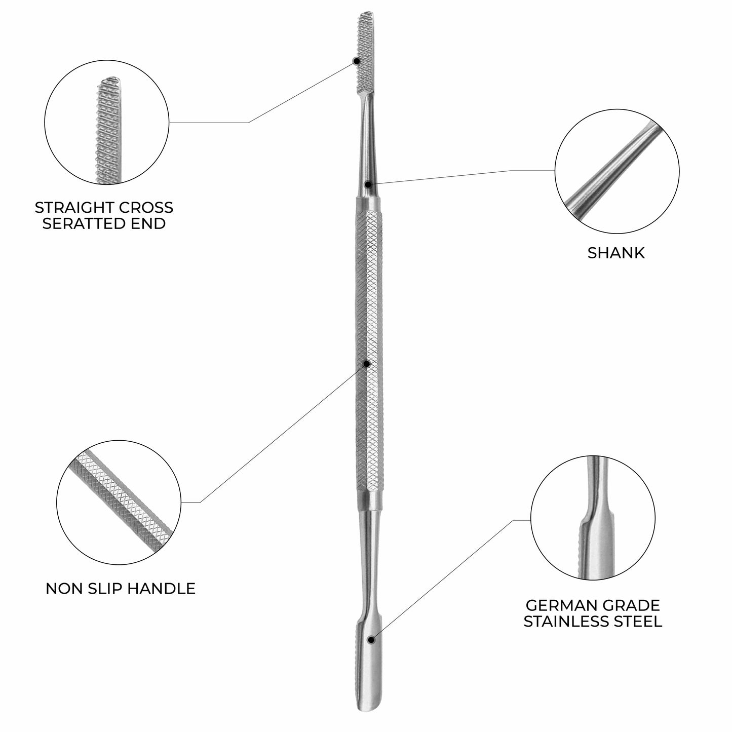 Miller-Colburn Bone File 18cm | Cross Cut Surgical Bone File