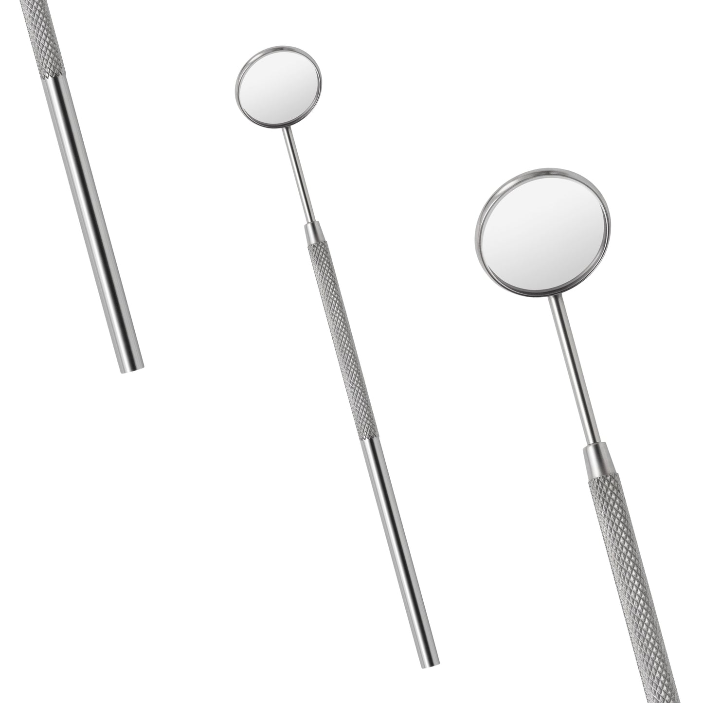 3-Piece Basic Dental Examination Set – Mirror, Explorer & College Pliers