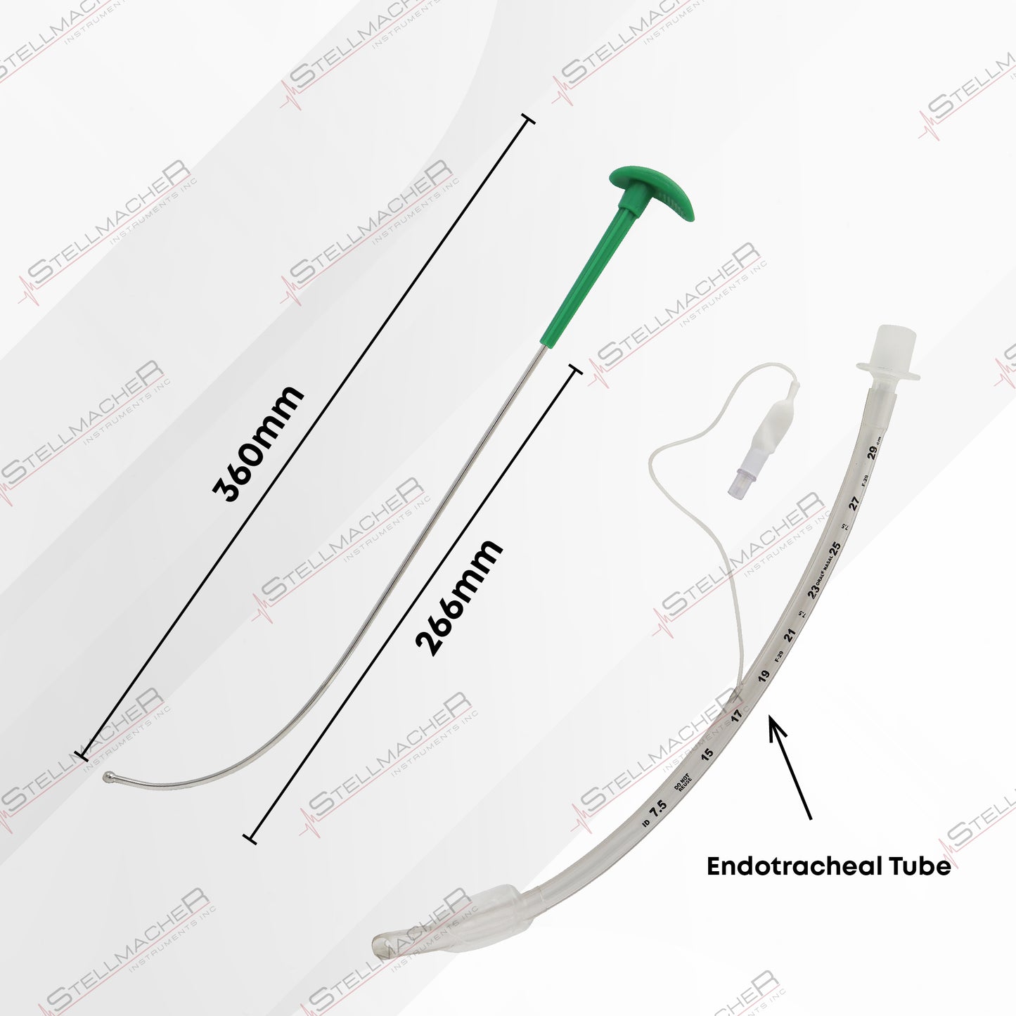 Single Use Intubation Rigid Stylet – 25 Pcs Pack