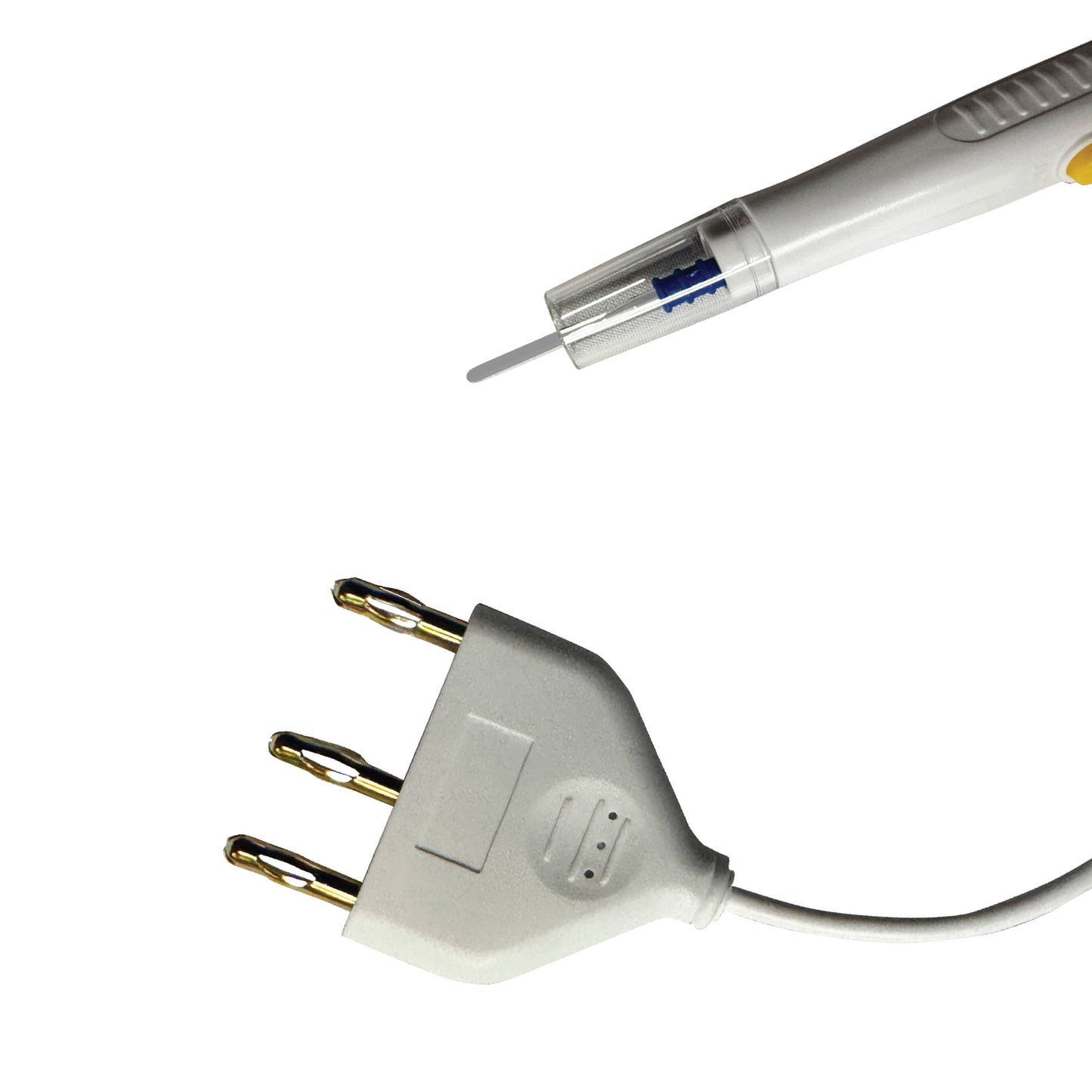 Disposable Electrosurgical Cautery Pencil with Smoke Evacuation Tube