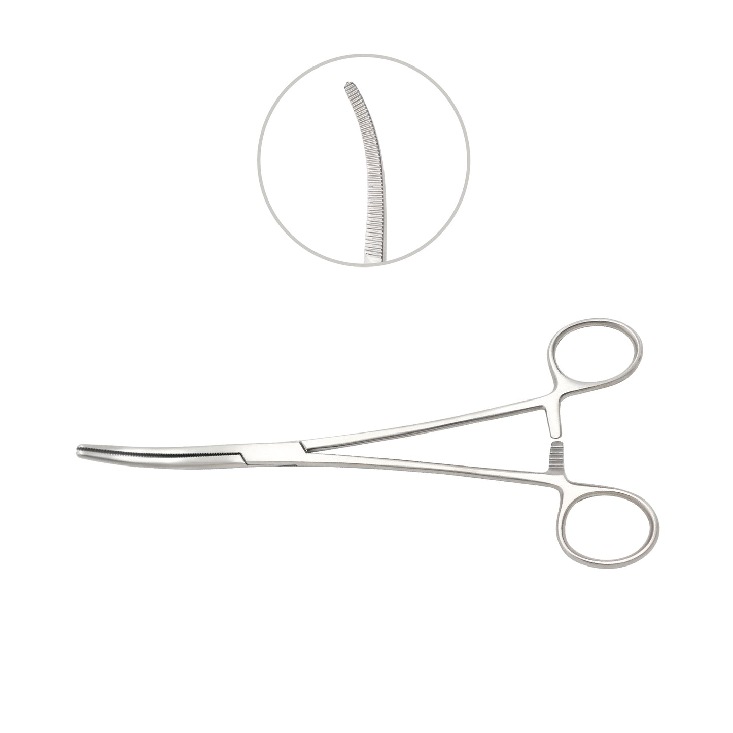 Rochester Pean Hemostatic Forceps 16cm Curved