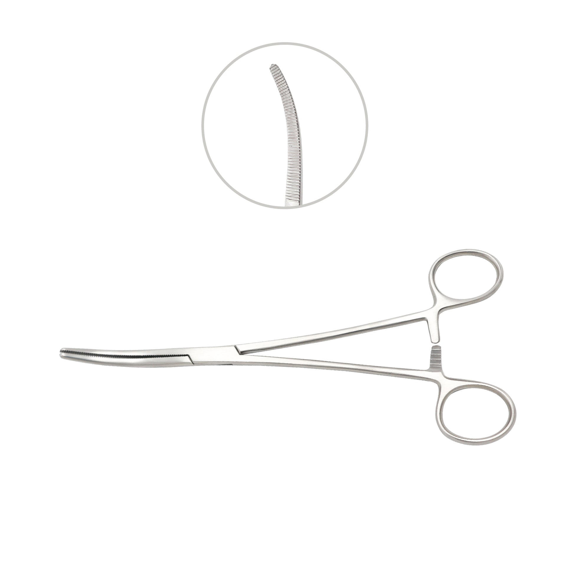 Rochester Pean Hemostatic Forceps 16cm Curved